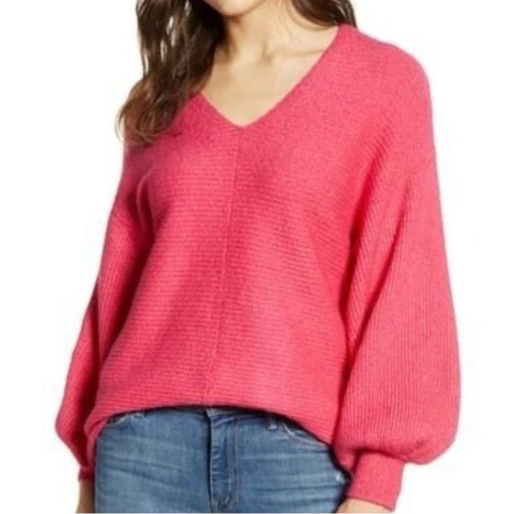 NWT 1 State Women's V Neck Sweater
